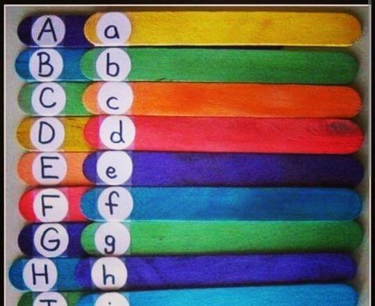 عکس ایده برای کاردستی زبان