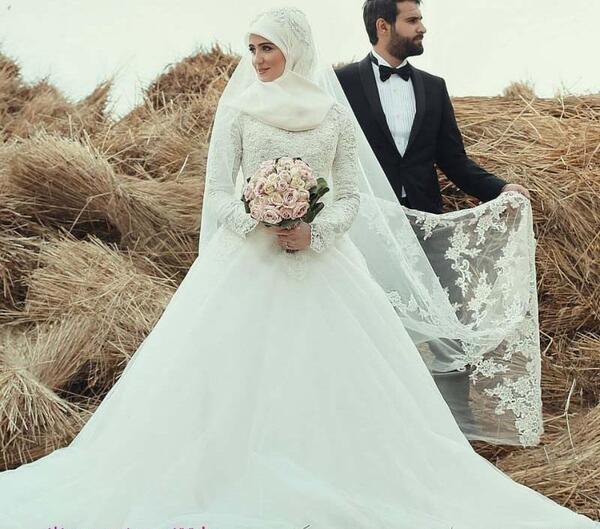عکس لباس عروس حجاب