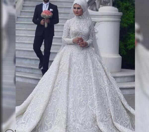 عکس لباس عروس حجاب