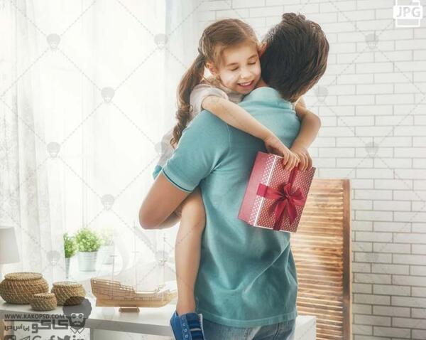 عکس پدر دختر