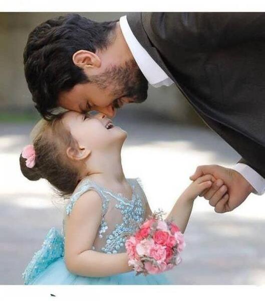 عکس پدر دختر