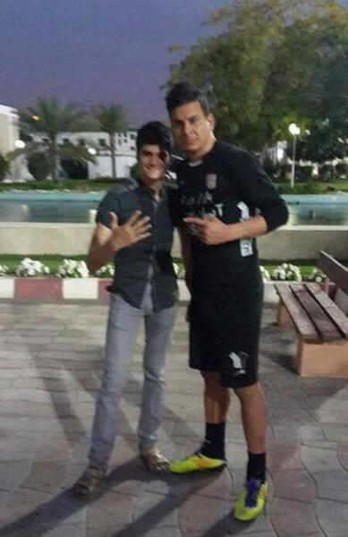 عکس حامد لک با همسرش