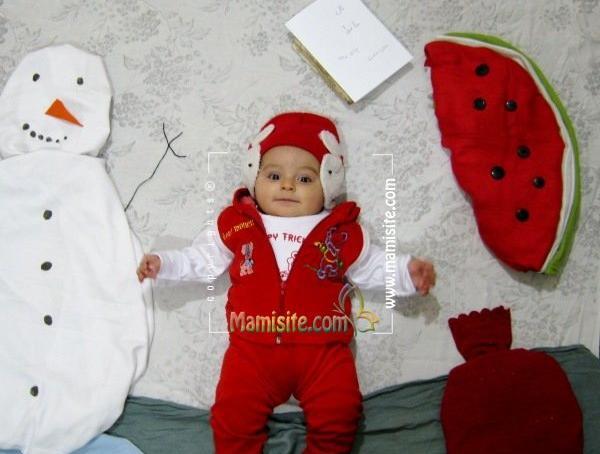 عکس یلدایی نوزادی