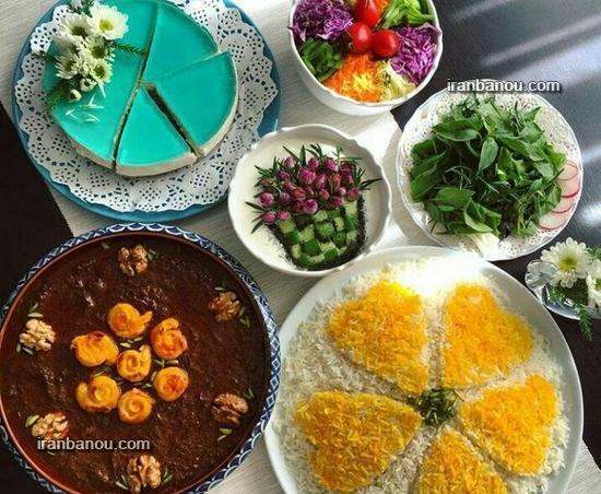 عکس ایده برای غذای مجلسی