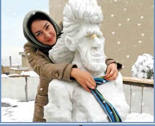 عکس ساخت آدم برفی