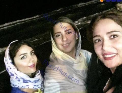 عکس پریناز ایزدیار کنار دریا