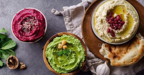 عکس غذای حمص