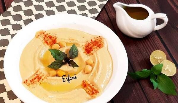 عکس غذای حمص