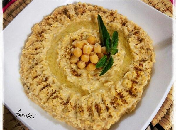 عکس غذای حمص