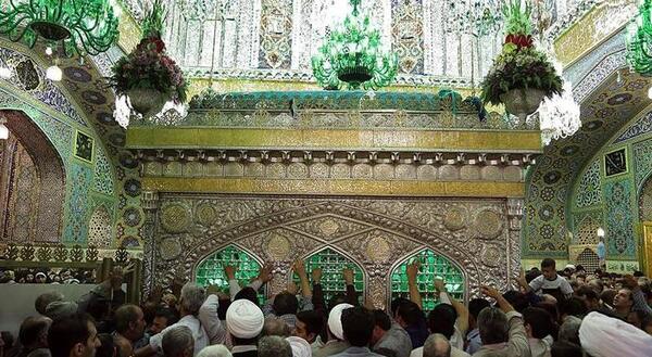 عکس از ضریح امام رضا ع