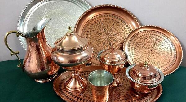 عکس و قیمت ظروف مسی