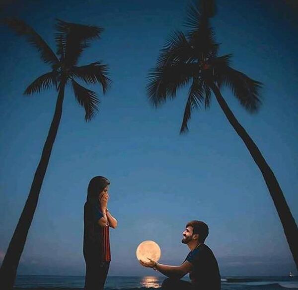 عکس عاشقانه آبی رنگ