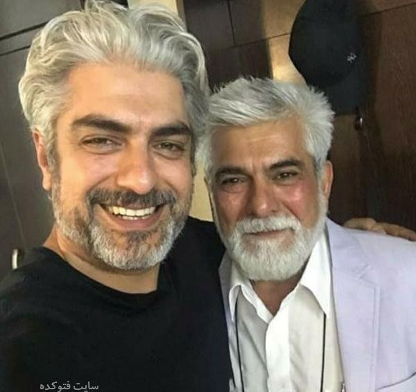 عکس حسین پاکدل و پسرش