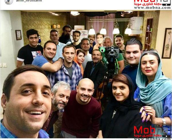 عکس امیرحسین رستمی در لیسانسه ها