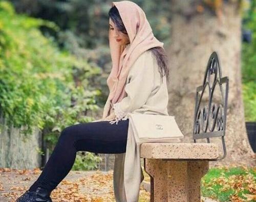 عکس دختر برای پروفایل با شال