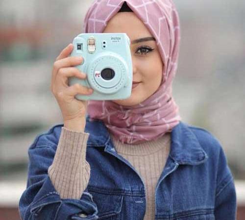 عکس دختر برای پروفایل با شال