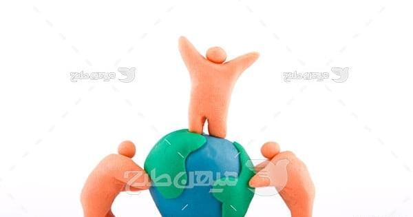 عکس کره زمین تزیینی