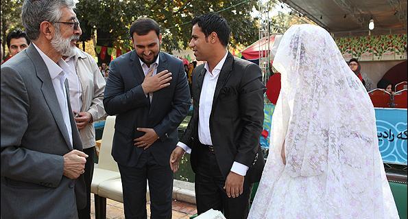 عکس عروس حداد عادل