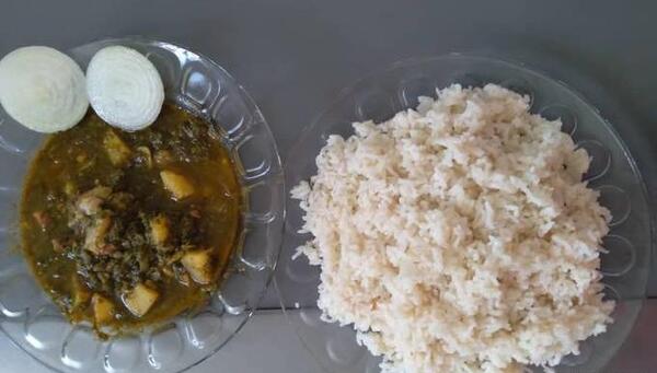 عکس چلو خورشت قورمه سبزی