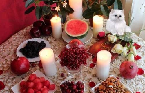 عکس ایده برای تزیین شب یلدا