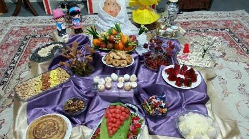 عکس ایده برای تزیین شب یلدا