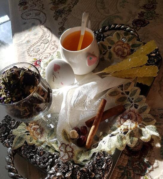 عکس چای هفت گیاه