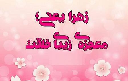 عکس زهرا خانم تولدت مبارک