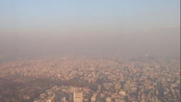 عکس هوایی آلودگی تهران