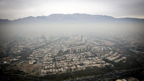 عکس هوایی آلودگی تهران