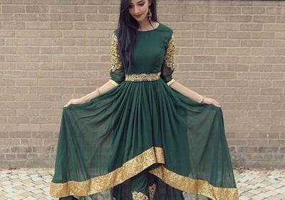 عکس لباس هندي مدل لباس مجلسی افغانی شیک