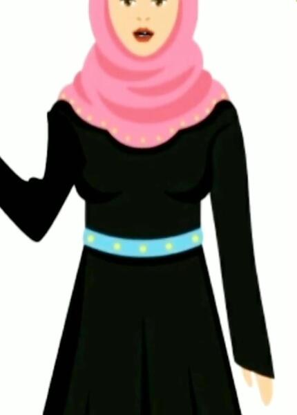 عکس مرینت با حجاب