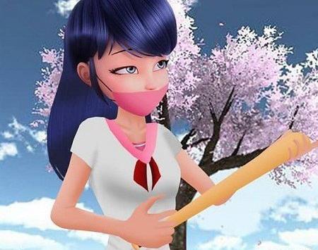 عکس مرینت با حجاب