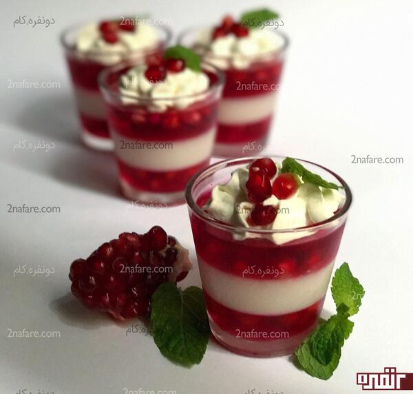 عکس ژله آلوورا با شیر
