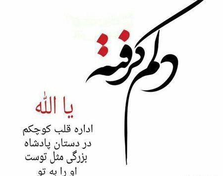 عکس نوشته زهرا دلش گرفته