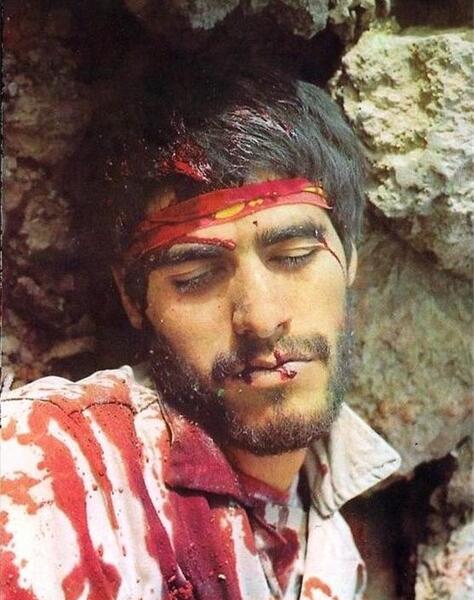 عکس نوشته شهید امیر حاج امینی