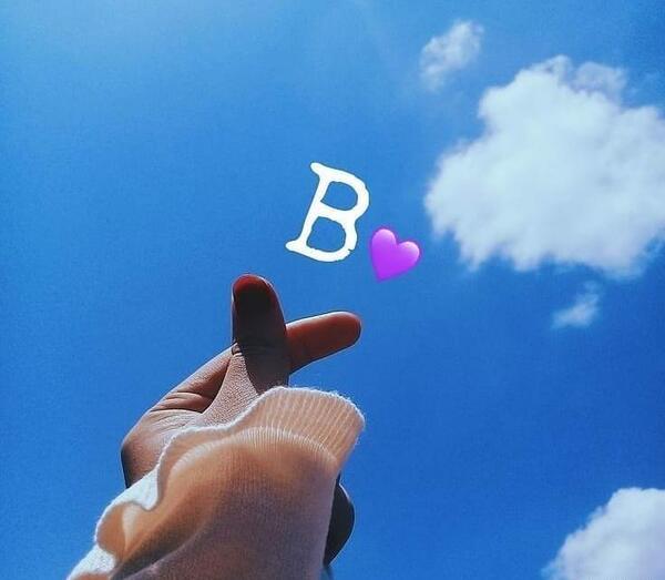 عکس عاشقانه حرف b