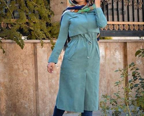 عکس مدل مانتو جلو باز زمستانی