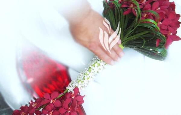 عکس دسته گل لمسی عروس