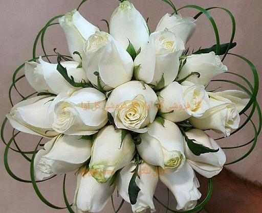 عکس دسته گل لمسی عروس