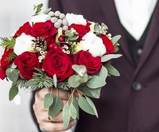 عکس دسته گل لمسی عروس