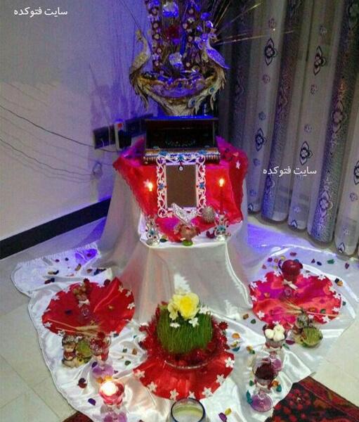 عکس سفره هفت سین تازه عروس