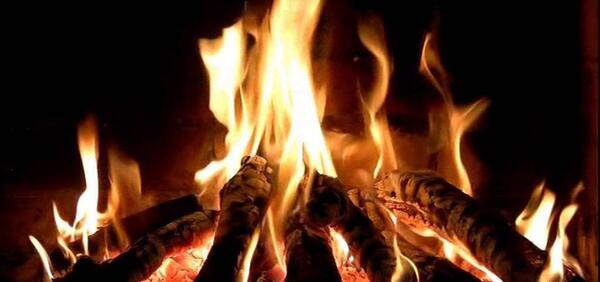 عکس آتش شومینه
