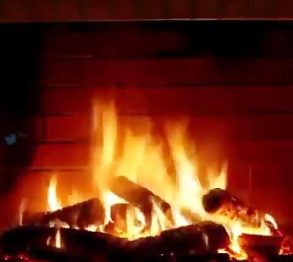 عکس آتش شومینه