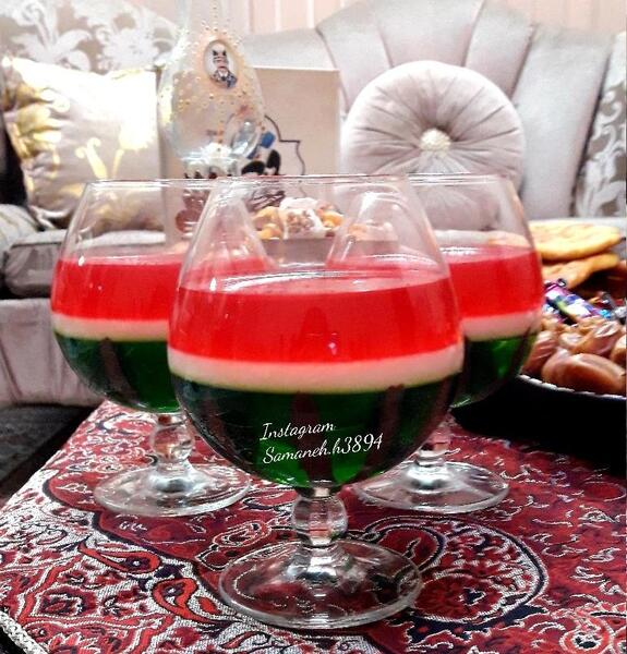 عکس ژله در شراب خوری