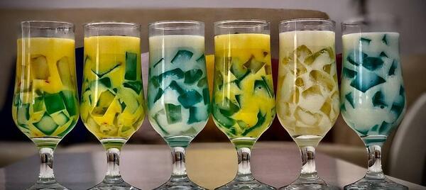 عکس ژله در شراب خوری