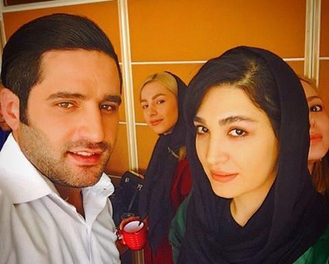 عکس بهناز در سریال در حاشیه