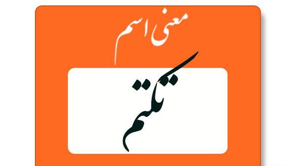عکس نوشته نام تکتم