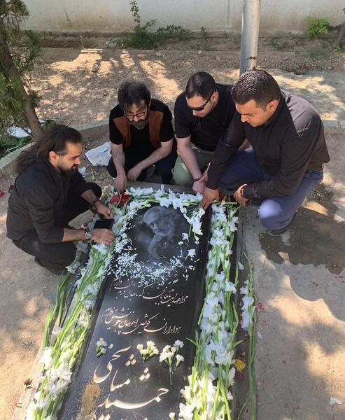 عکس قبر جمشید مشایخی