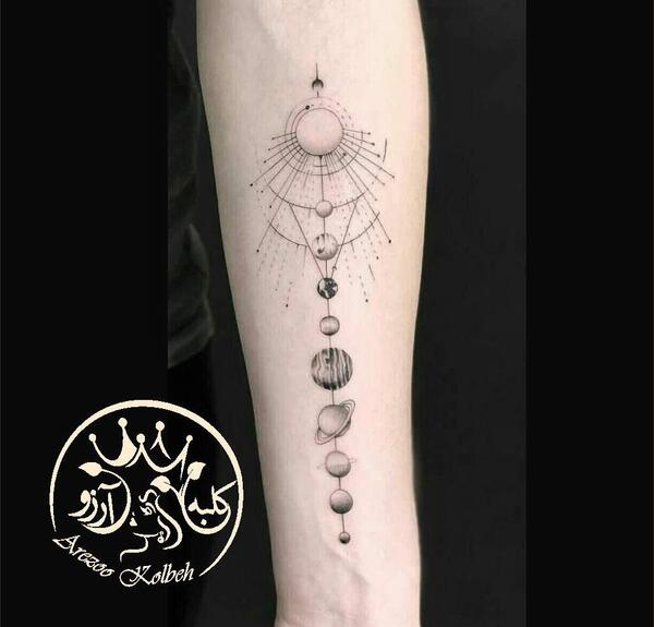عکس تاتو ژئومتریک