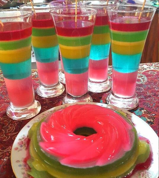 عکس ژله برای تولد